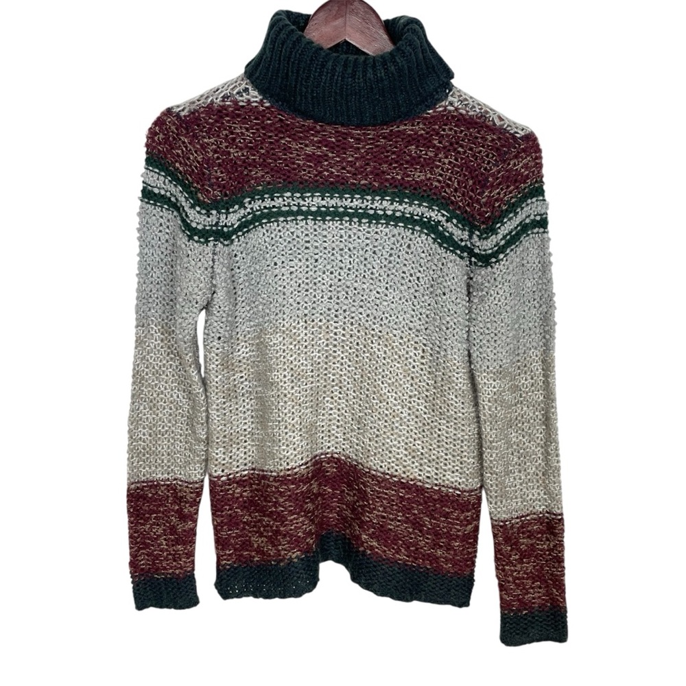 Noisy May Multicolor Knit Turtleneck Sweater Size XS